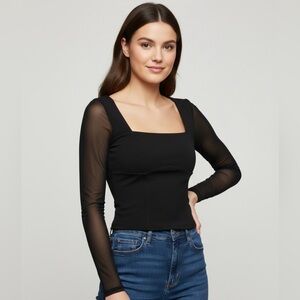 Abercrombie & Fitch Mesh Top